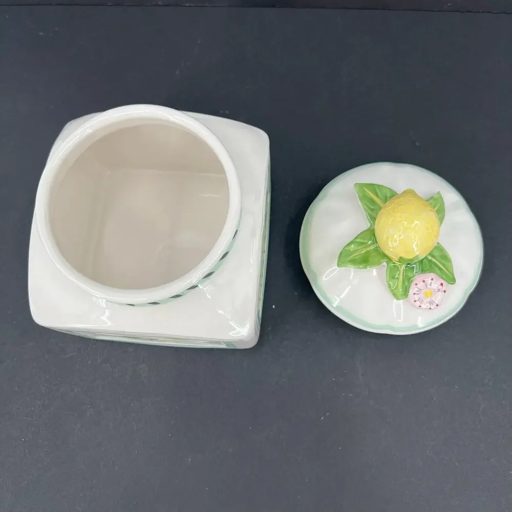 Villeroy & Boch French Garden Charm Citrus small canister